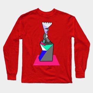 Cartoon Monument Long Sleeve T-Shirt